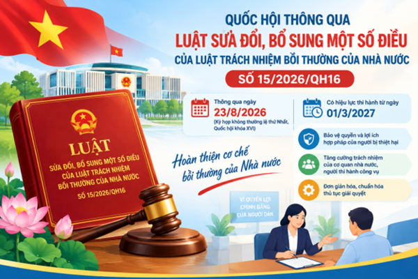 Những điểm mới của Luật sửa đổi, bổ sung Luật Trách nhiệm bồi thường của Nhà nước